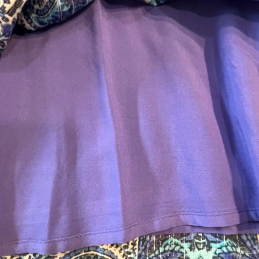 Anthropologie Blue Paisley Boho Romper Dress Size Small NEW